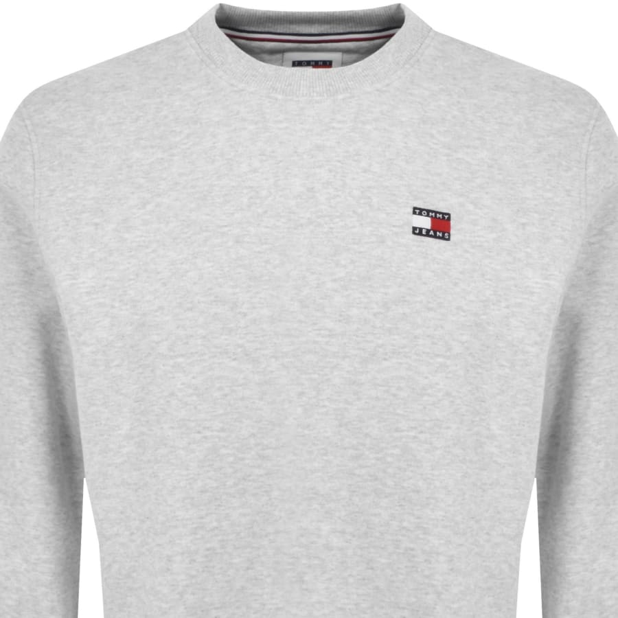 Tommy Jeans Badge Logo Sweatshirt Grey